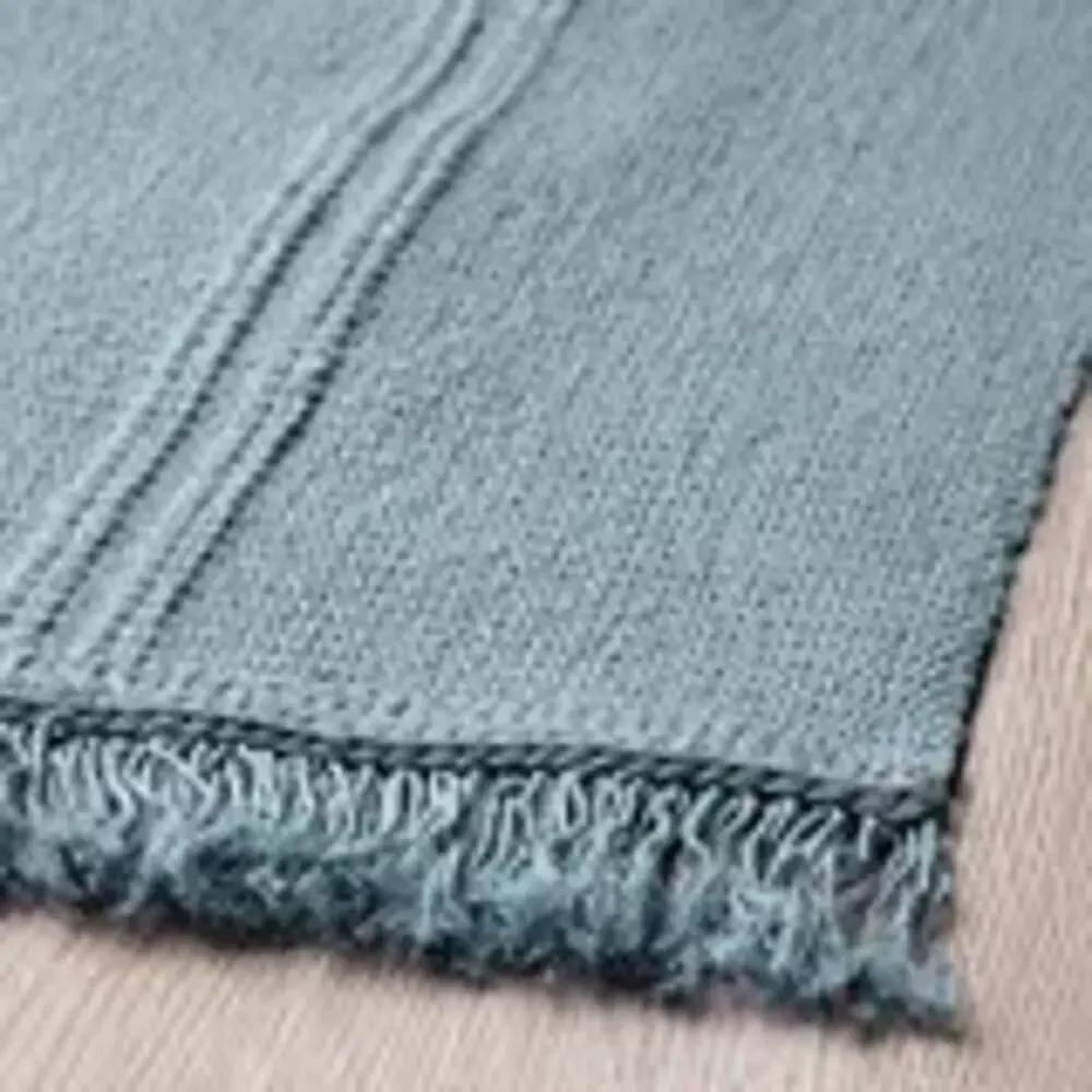 IKEA SORTSÖ Light Blue Flat Woven Rug Style Meets Practicality for Modern Homes